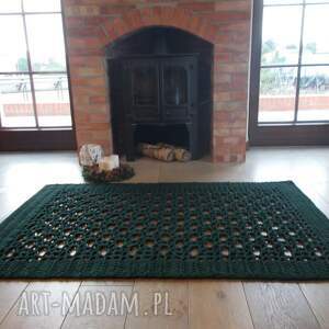 Dywan Simon 110x160 zieleń butelkowa, chodnik, ażur