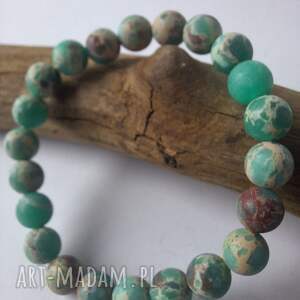 pomysł co pod choinkę Bransoletka jaspis cesarski matowy