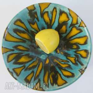 miseczka africana dekoracyjna miska kolorowa ceramika ceramiczna