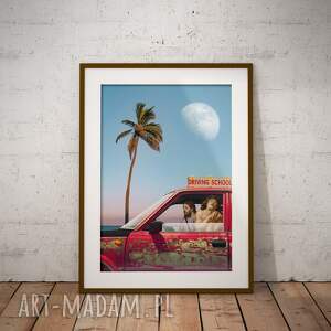 Plakat Jezus Chrystus Super Drive (70x100cm) z humorem