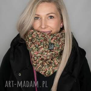 komin melange 38 - multikolor na zimę, szalik