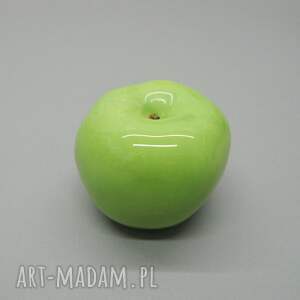 jabłko dekoracyjne zieleń wiosenna, jabłko, wiosenne, ceramika, prezent
