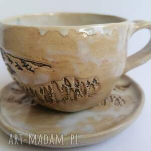 handmade ceramika komplet górski 4