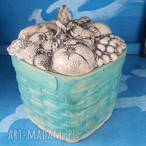 Prezent Pudełko ceramiczne - do pieczenia i ozdoby, ceramika