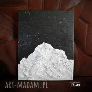 Prezent W ciemną noc akryl, obraz akrylowy