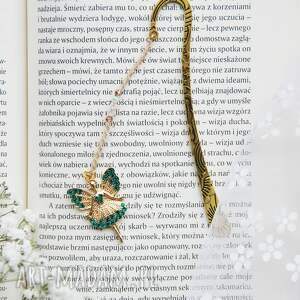 metalowa zakładka do książki - dobra wróżka na szczęście książkary