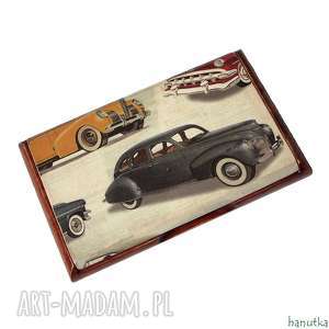 etui stylowe auta - wizytownik, prezent, auto, samochód, vintage