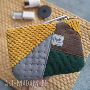 Prezent patchworkowa kolorowa, mini kosmetyczka