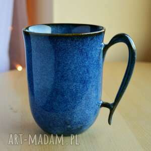 handmade kubki kubek ceramiczny 300 ml indygo niebieski