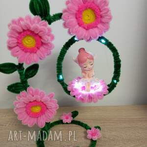 ozdoba led z kwiatami drucików kreatywnych kwiat led, druciki kreatywne