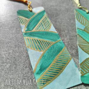 Prezent Akwarela Zakładka do Książki Morskie Liście z Tasiemką