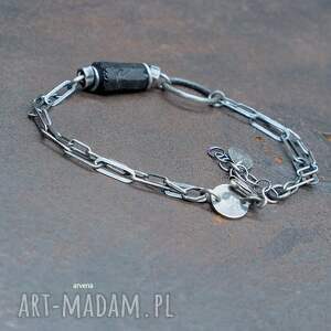 Czarny turmalin bransoletka - onyks biżuteria