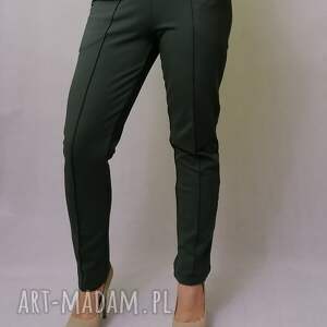 ręcznie wykonane spodnie spodnie damskie daniela zielone 2xs - 3xl