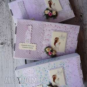 handmade scrapbooking kartki pudełko na zdjęcia