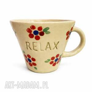 Filiżanka ceramiczna, kubek, rekodzielo, ceramika