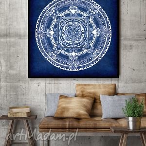 mandala 50x50cm, granat dekoracje, plakat rysunek