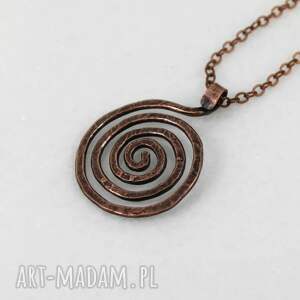 Wężowy - wisior (2510 25) ooak, miedziany wisiorek