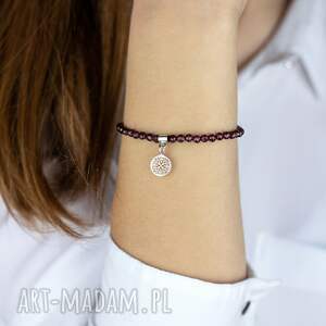 Prezent Bransoletka z granatem Believe in yourself, biżuteria dla niej