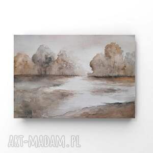 formatu A4, pejzaż, akwarela