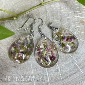 Komplet z wrzosami z żywicy k628