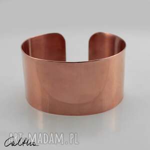 gładka - miedziana bransoleta 190804-07