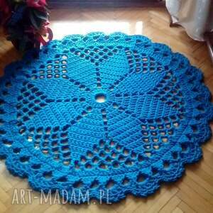 dywan dace 60 cm pani renaty, mandala lace ze snzurka