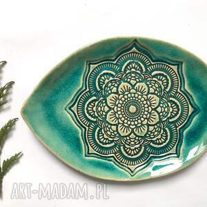 talerzyk na biżuterię ceramika artystyczna etniczne wnętrze, indyjskie dodatki