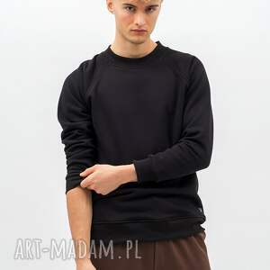 bluza męska raglan basic - volkan czarny
