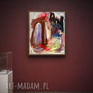 Purple 60x70cm, nad łóżko, obrazy do salonu