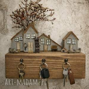 wieszak na klucze dekoracja ścienna rękodzieło handmade