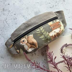 wiewiórka nerka, saszetka, pojemna, leśna