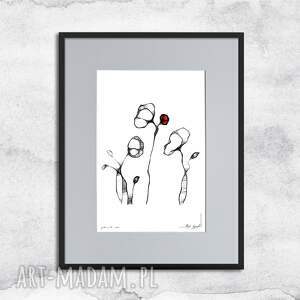 Prezent Grafika nr 7 maki, dekoracja - kwiatami