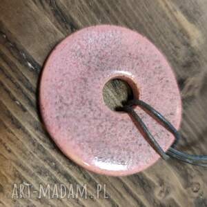 wisior ceramiczny biżuteria naszyjnik, prezent