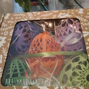 zestaw jajek szydelkowych jajko d3 szydełkowe