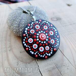 Prezent Ręcznie malowany wisiorek - DOT PAINTING - ENERGY