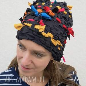 nietuzinkowa, niebanalna czapka zimowa kapelusz turban