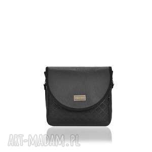 ręczne wykonanie torebki torebka mini puro 921 black leather