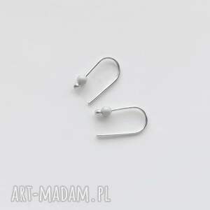 okrąg kolczyki, srebro, swarovski zmatowione, prezent na święta