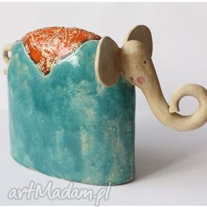 ręcznie wykonane ceramika słoń ceramiczny 2
