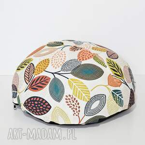 Kolorowa Pufa dziecięca Jesienne Listki - energetyczna i przytulna