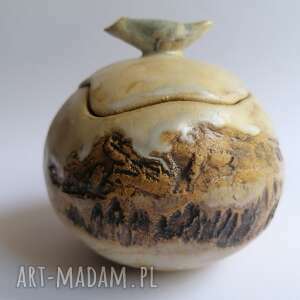 handmade ceramika pojemniczek "górski"