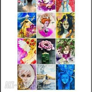 kalendarz pełen magii 2026-wyjątkowy z obrazami artystki adriany