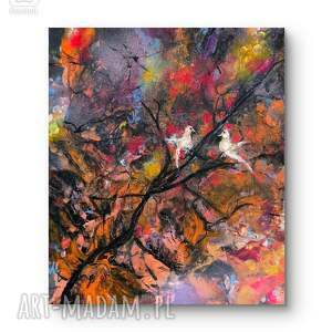 obraz akrylowy na płótnie pt nasze randez - vous 24x30x1 cm