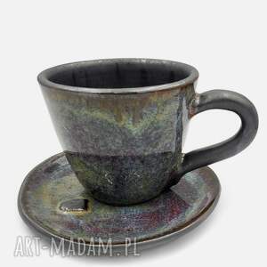 pomysł na upominek świąteczny Filiżanka z podstawkiem - serduszko