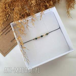 wodnik bransoletka dla znaku zodiaku, kamienie naturalne, chryzokola, turkus