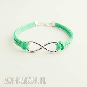 handmade green infinity