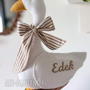 Personalizowana przytulanka gąska z imieniem dziecka