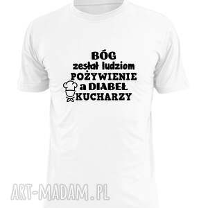 handmade koszulki koszulka z nadrukiem dla kucharza, prezent najlepszy kucharz