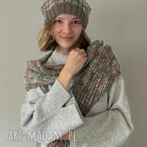 Prezent zestaw czapka szal