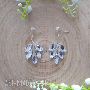 kolczyki z kryształków prezent, dodatek do stylizacji